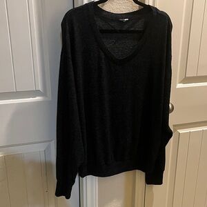 Fashion Nova V-Neck Black Sweater